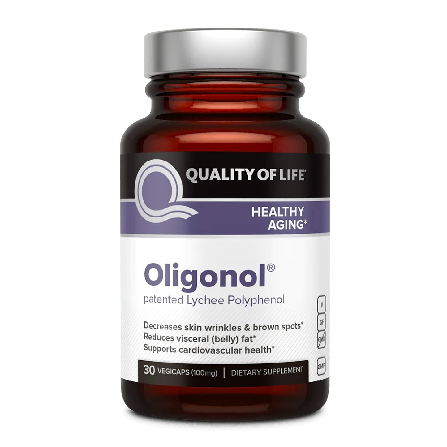 Quality of Life Oligonol Premium Anti Aging Supplement 30 Capsules