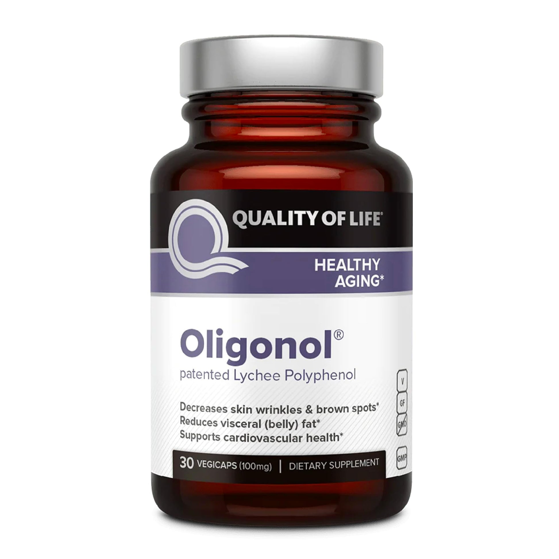 Quality of Life Oligonol Premium Anti Aging Supplement 30 Capsules