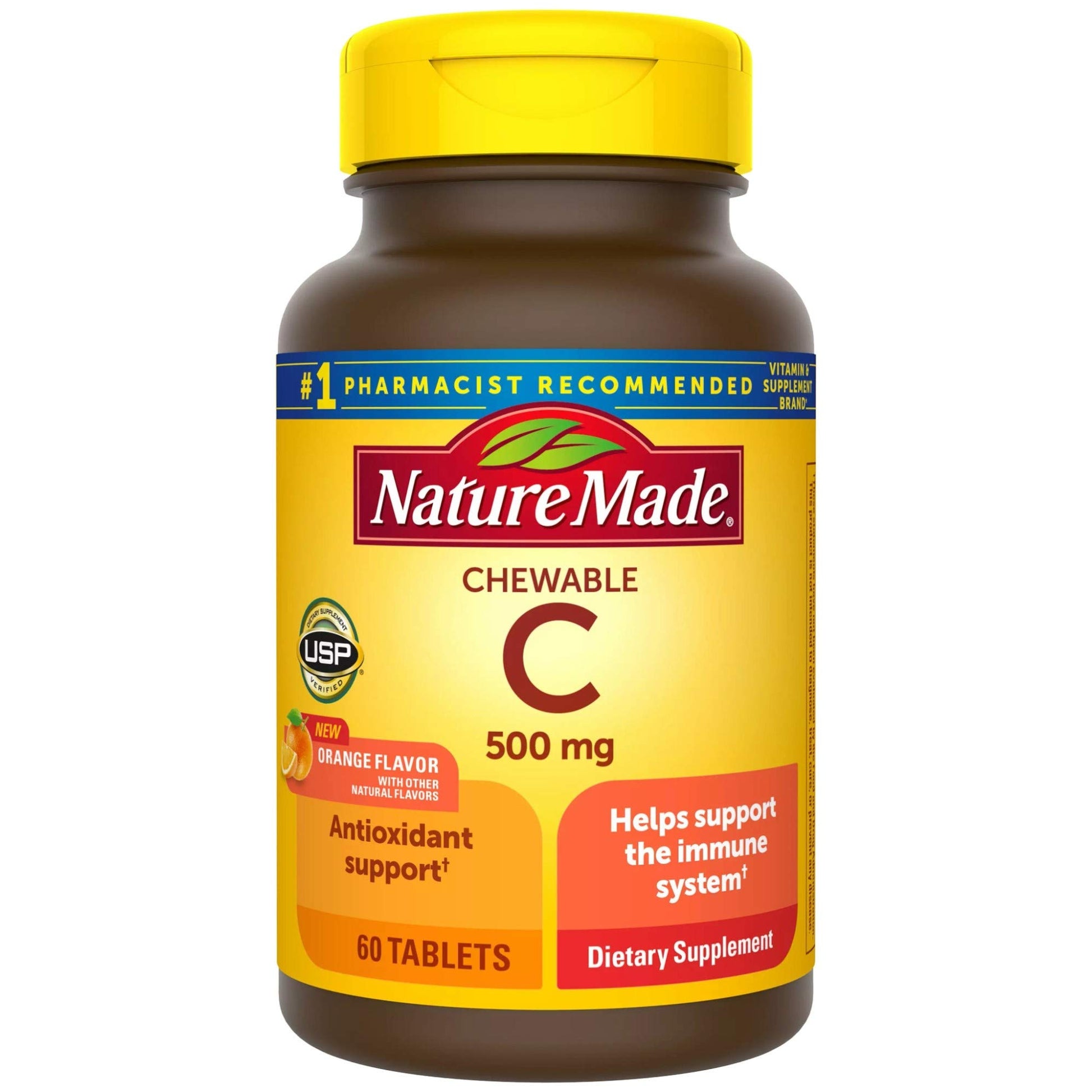 Nature Made Vitamin C 500 mg Tablets, 180 Count