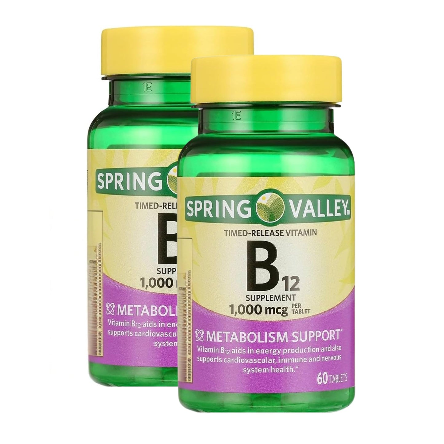 Unique Bundle Store Vitamin B12 1000 mcg Timed-Release Tablets, 120 Tablets