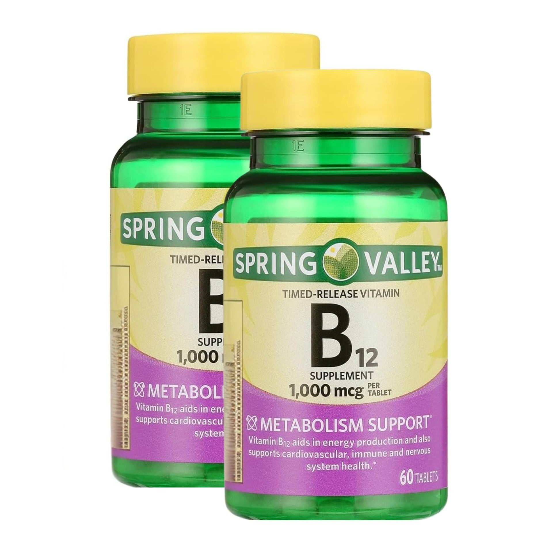Unique Bundle Store Vitamin B12 1000 mcg Timed-Release Tablets, 120 Tablets