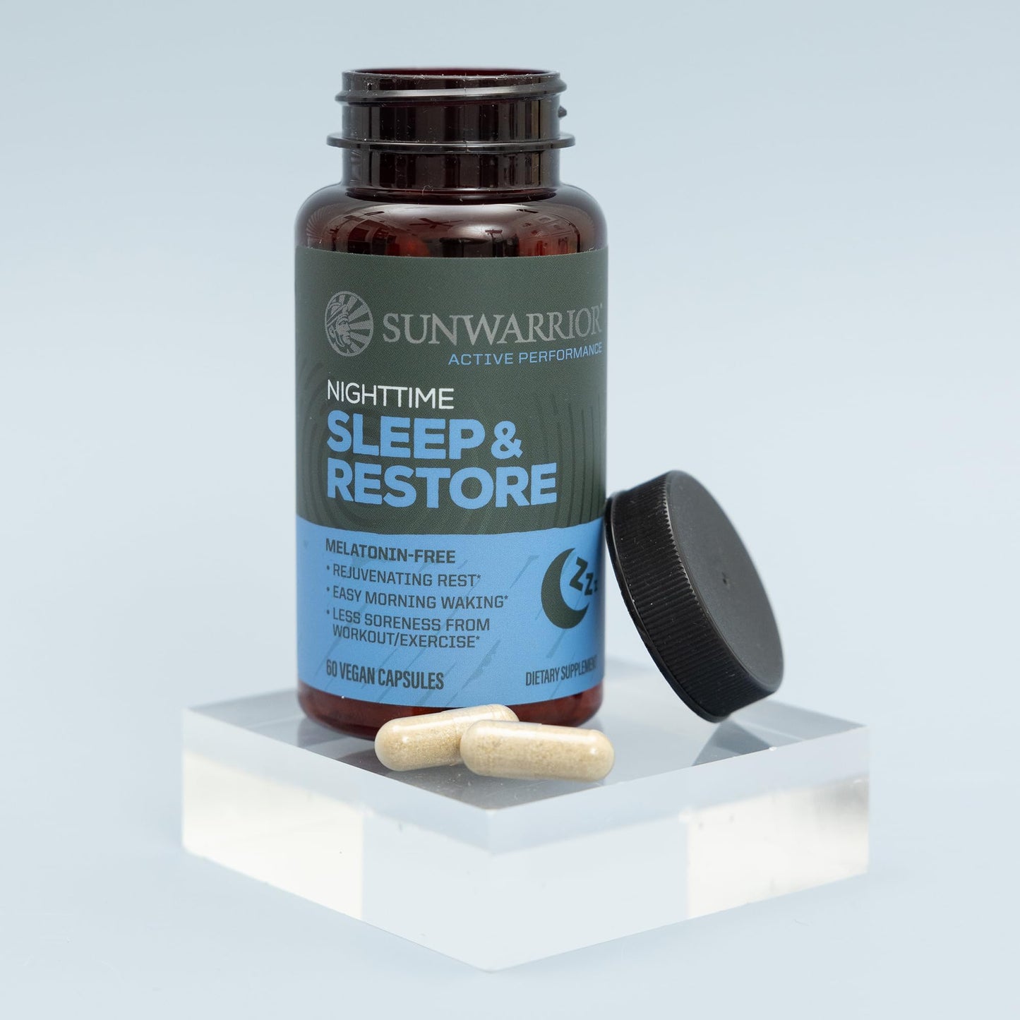 Sunwarrior Sleep Support & Restore Capsules, 60 Count