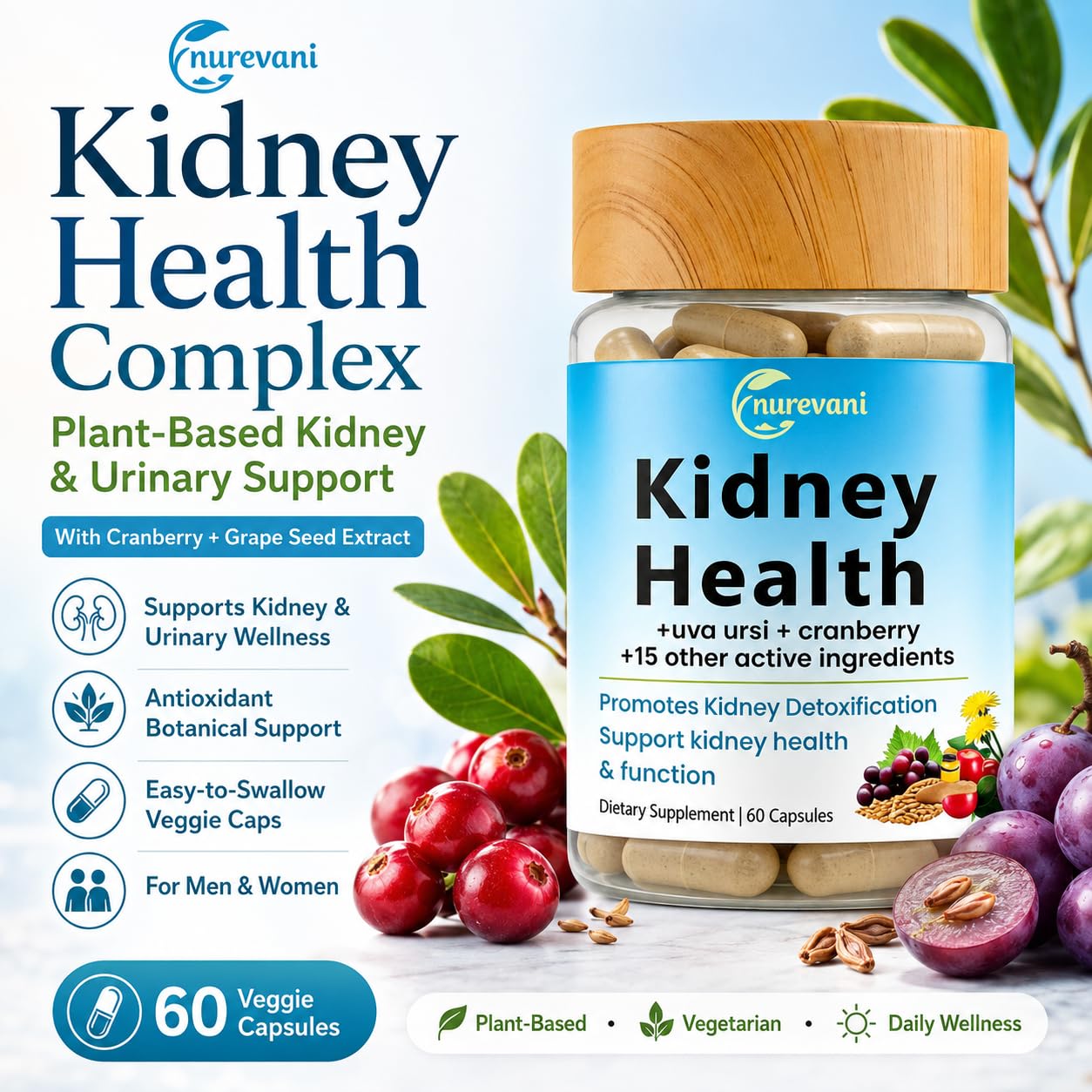Haritaki Nurevani Kidney Health Complex 60 Capsules