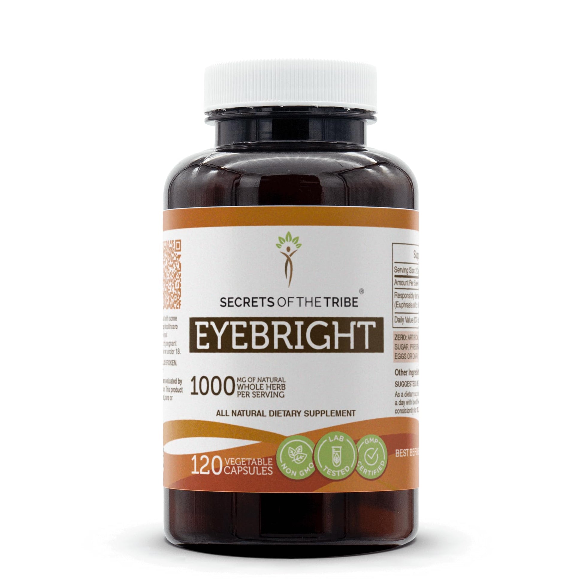 Secrets of the Tribe Eyebright Capsules 120 Count