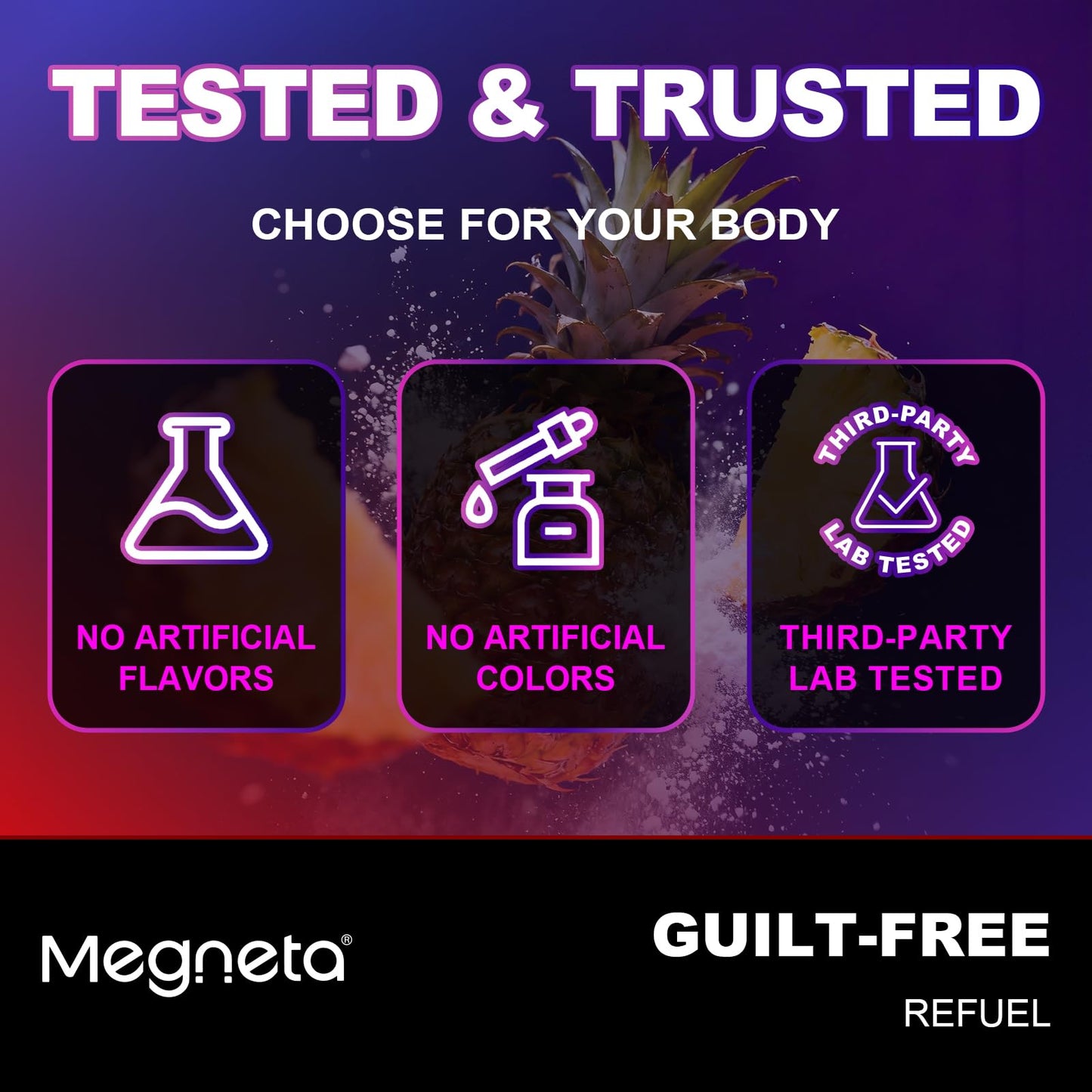 MEGNETA Creatine Monohydrate Micronized Powder 60 Servings