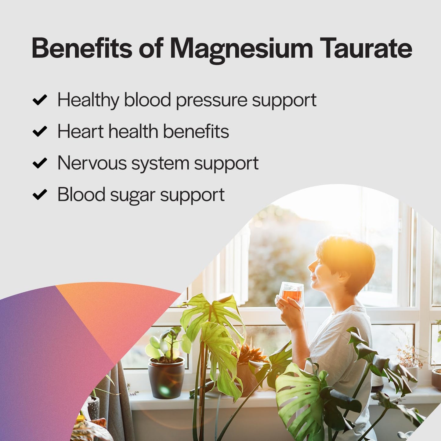 PureFormulas Magnesium Taurate 400mg Tablets, 240 Count