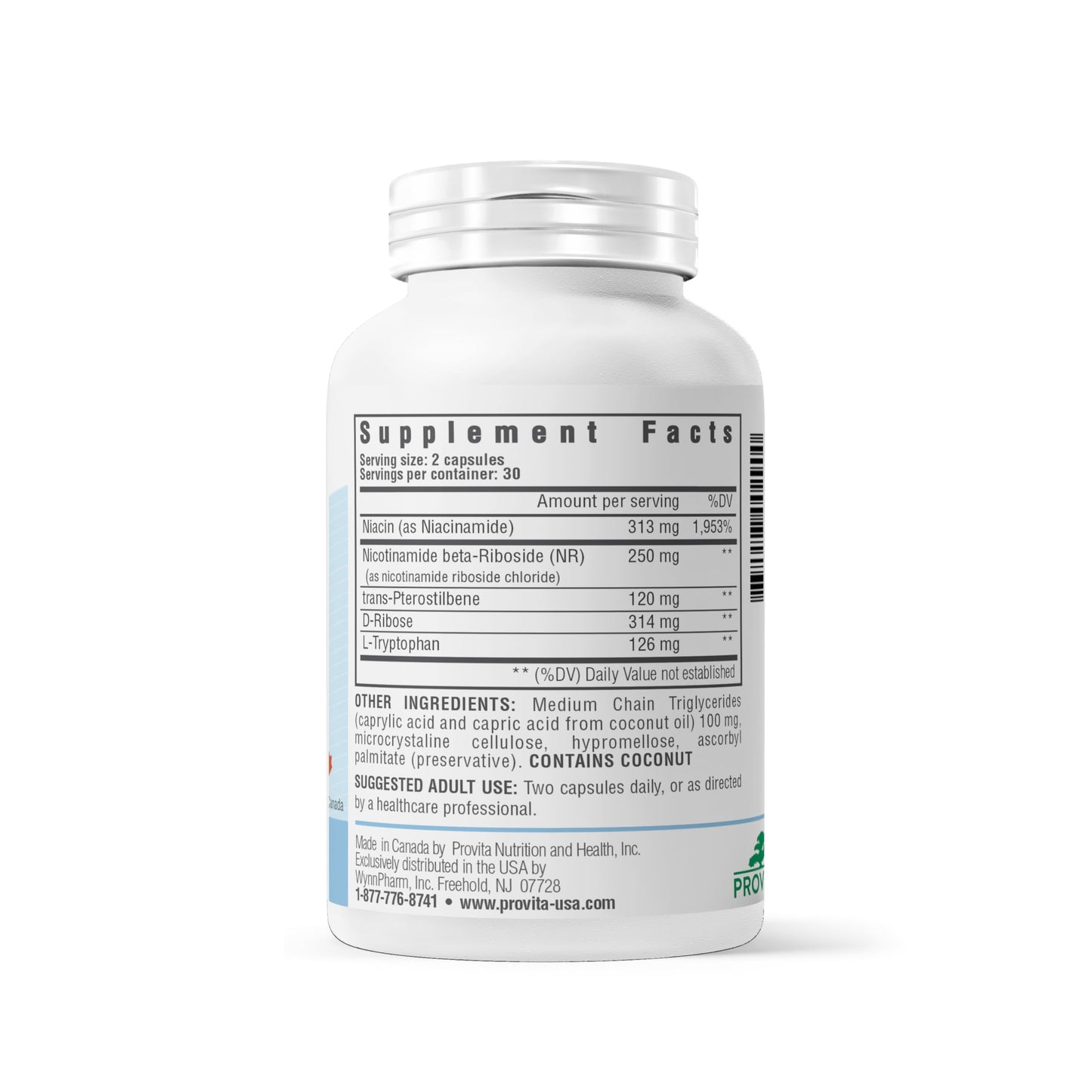 PROVITA Nadogen NAD+ Supplement Capsule 60 Count