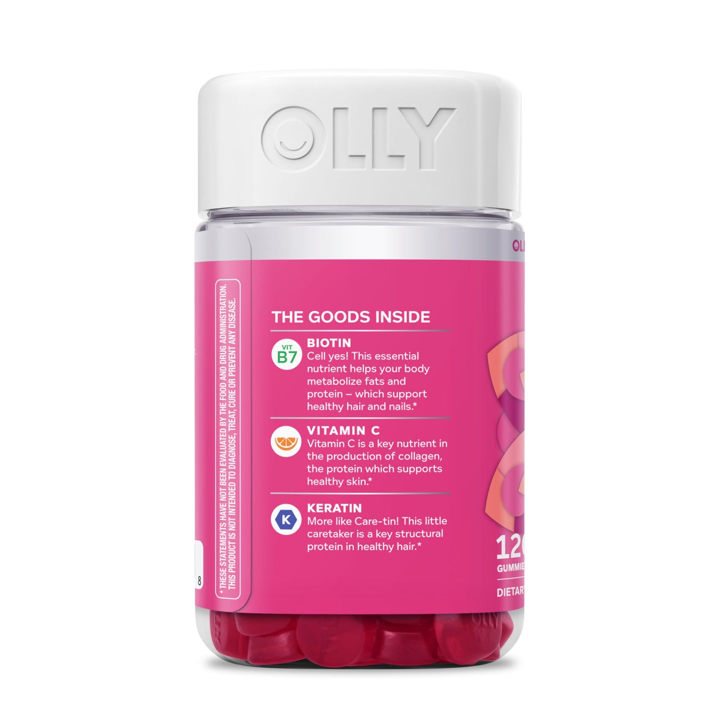 OLLY Hair Skin and Nails Gummies, 240 Gummies