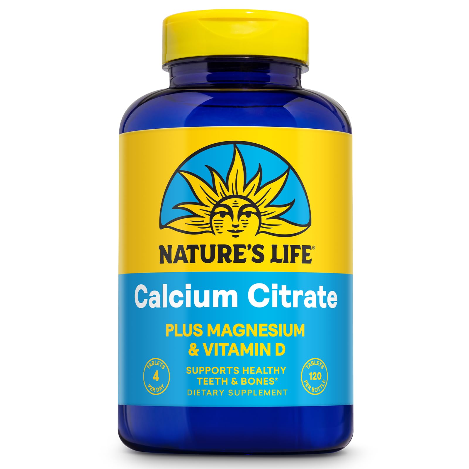 Nature's Life Calcium Citrate & Calcium Malate, 120 Tablets