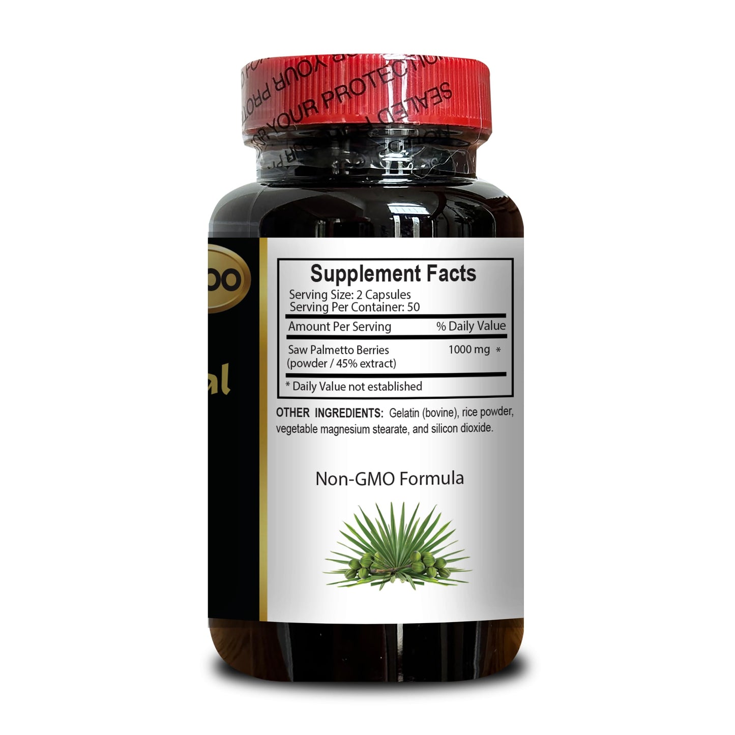 OLANTA TRADE SOLUTION Saw Palmetto 1000mg Capsules, 100 Count