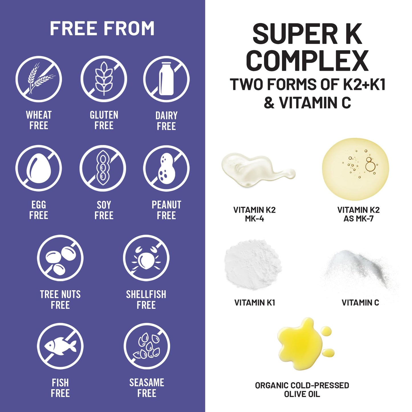 NatureWise Super K Complex Softgels 90 Count