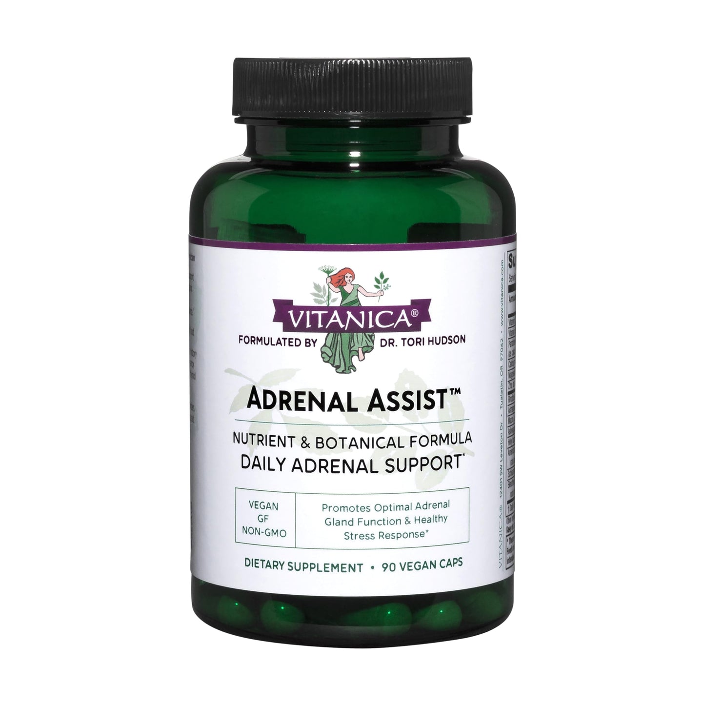 Vitanica Adrenal Assist Capsules, 90 Count