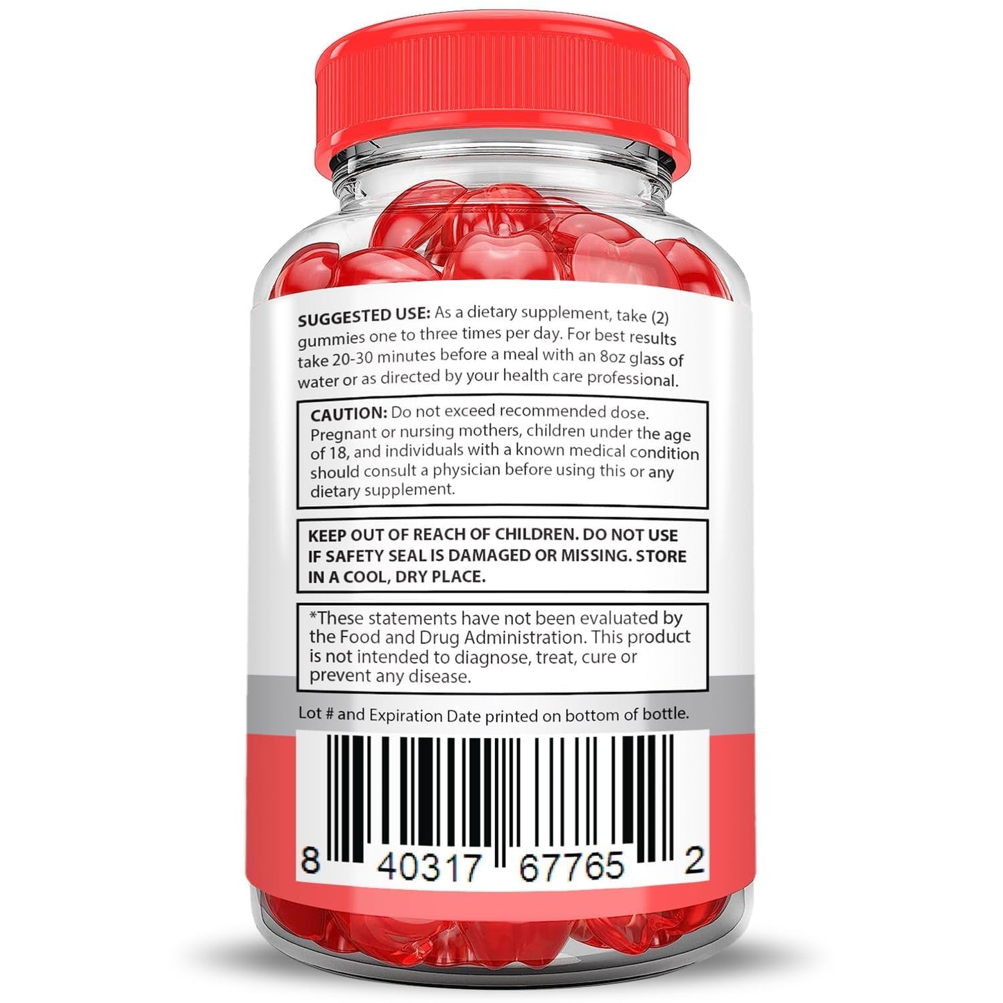 Justified Laboratories Keto Bites ACV Gummies Advanced Formula 1000MG - 60 Gummies