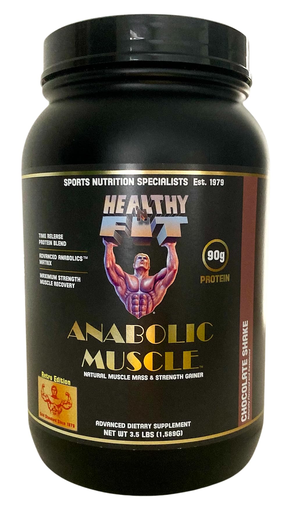 Healthy 'N Fit A. Muscle Protein Powder Chocolate, 3.5 lb