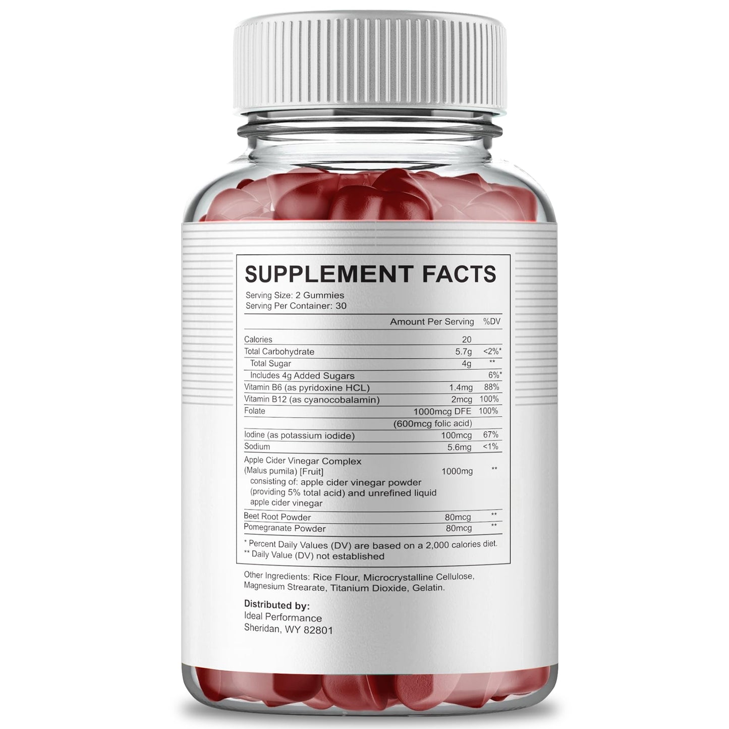 IDEAL PERFORMANCE Insta Surge XL Gummies, 120 Gummies