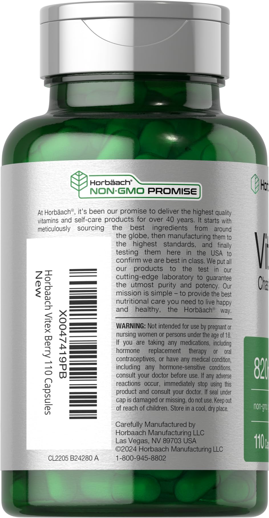 Horbäach Vitex Berry Capsule 110 Count