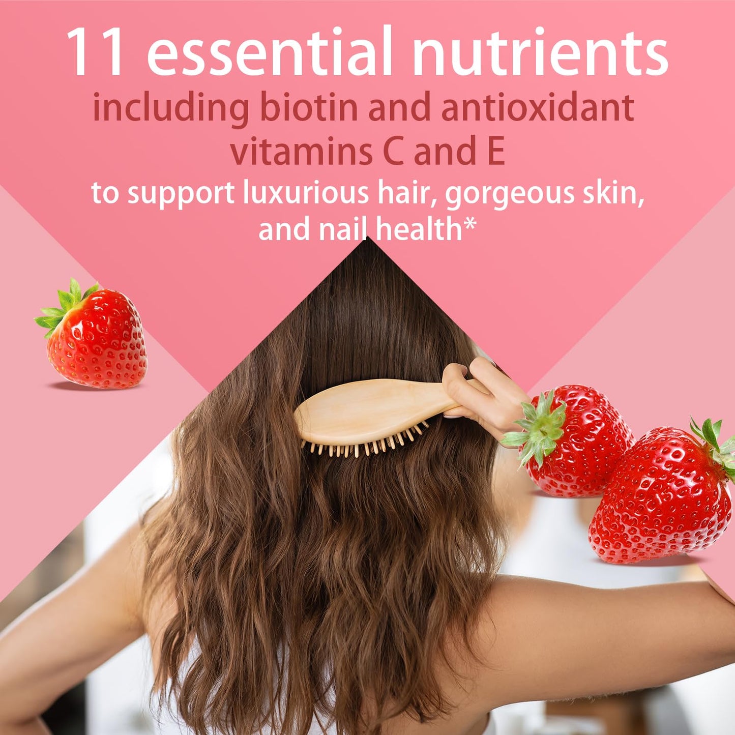 NUTRAJOY Hair Skin and Nails Gummies 60 Gummies
