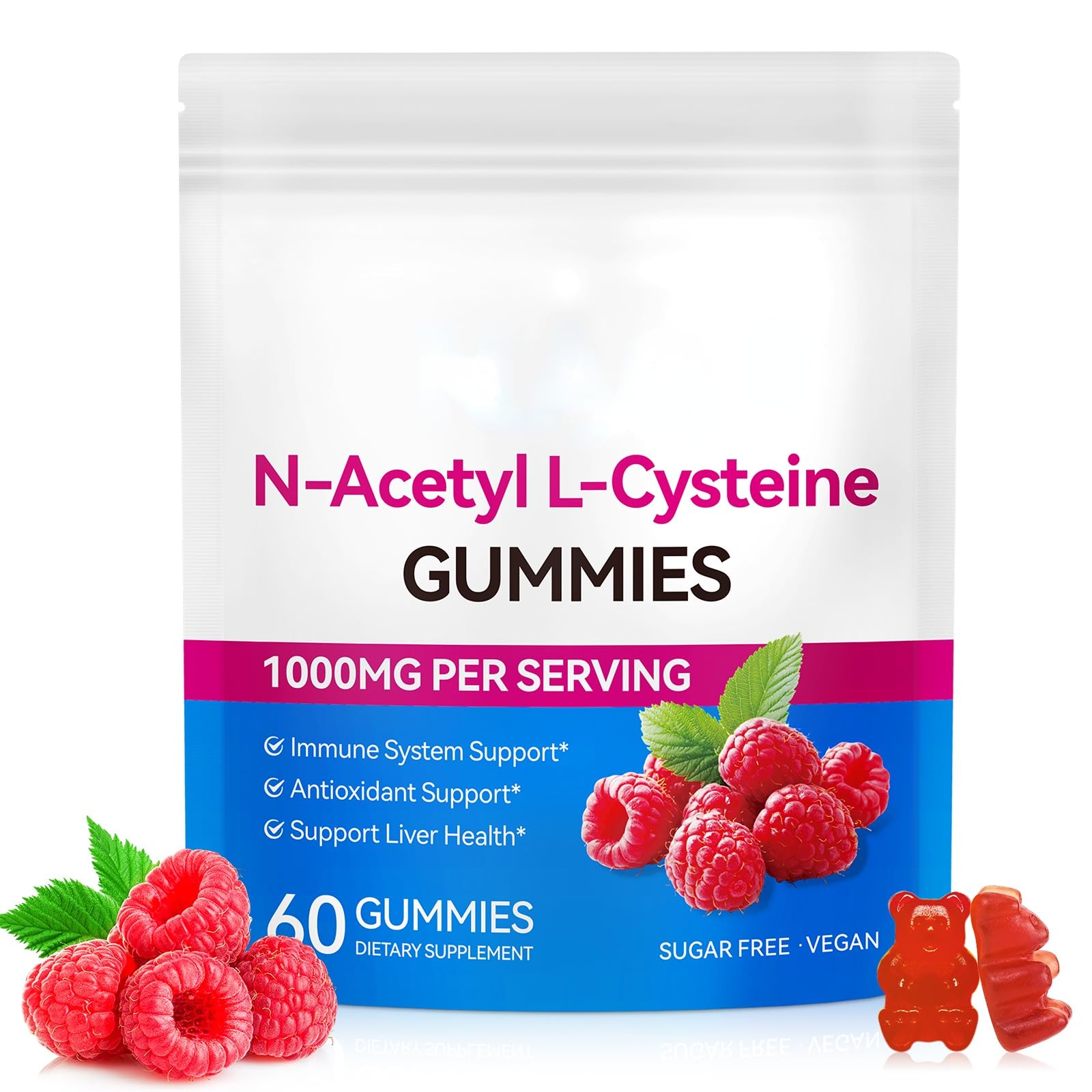 DCTTVHVD N-Acetyl-Cysteine Gummies 60-count