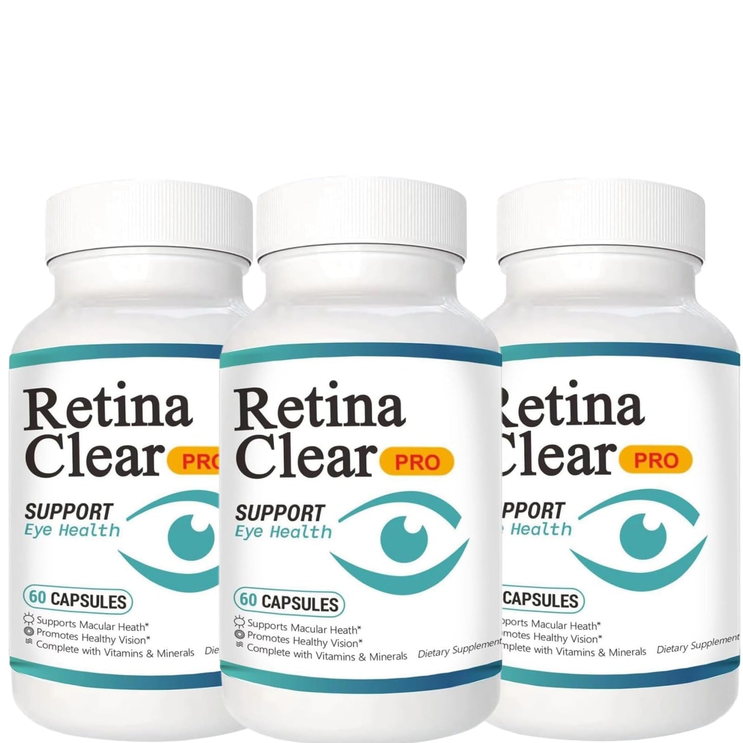 Vunexo Retina Clear Pro Eye Supplement Capsules 180 Count
