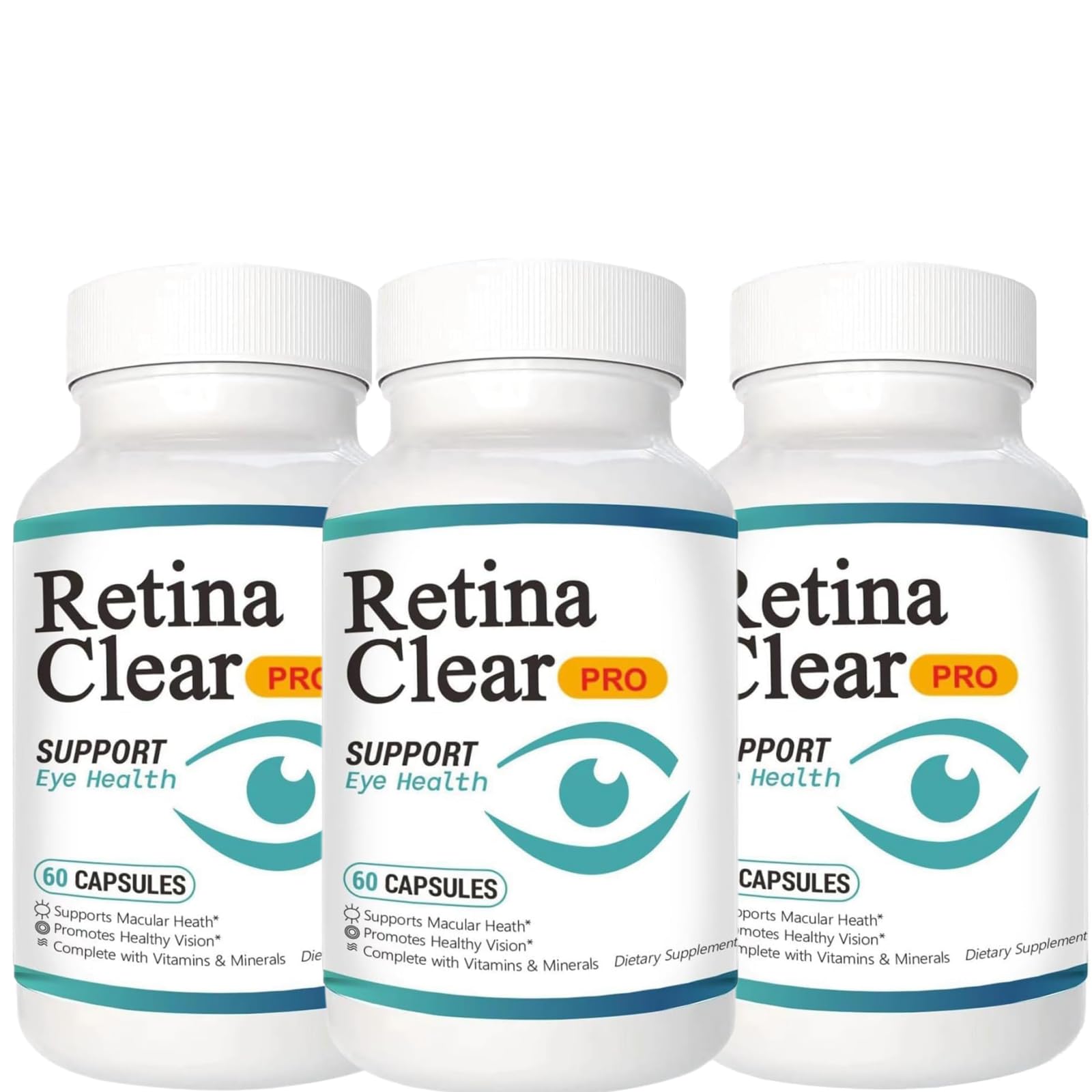Vunexo Retina Clear Pro Eye Supplement Capsules 180 Count