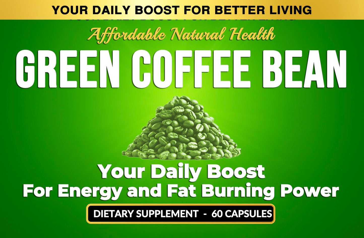 Heaven's Gate Green Coffee Bean Extract Capsules, 12 Count