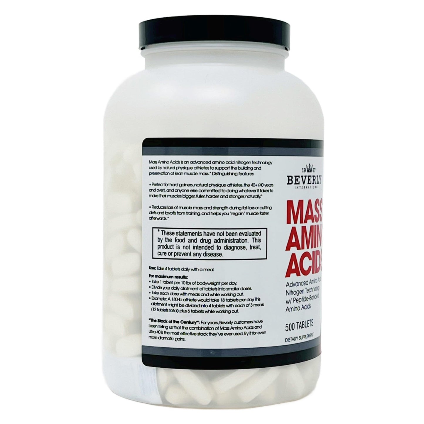 Beverly International Mass Amino Acids Tablets 500