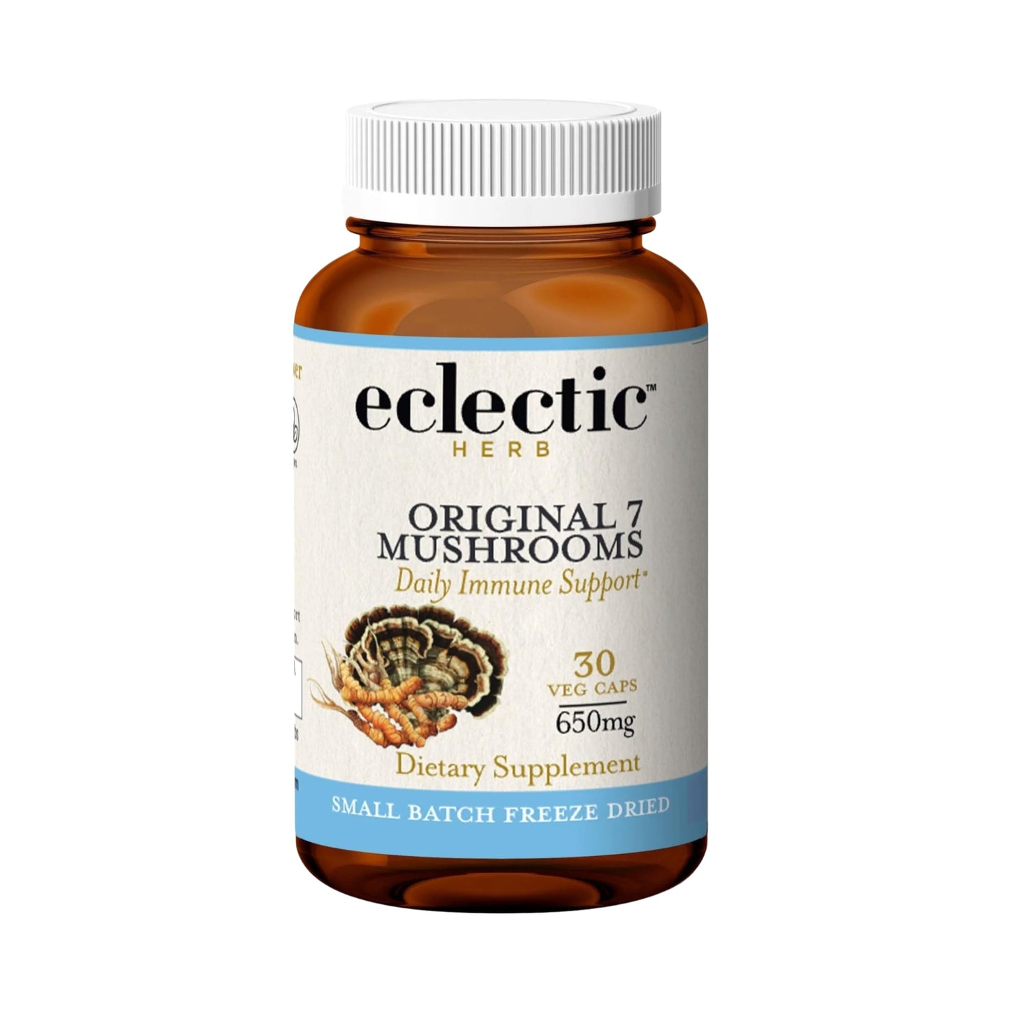 Eclectic Institute Original 7 Mushrooms Capsules, 30 Count