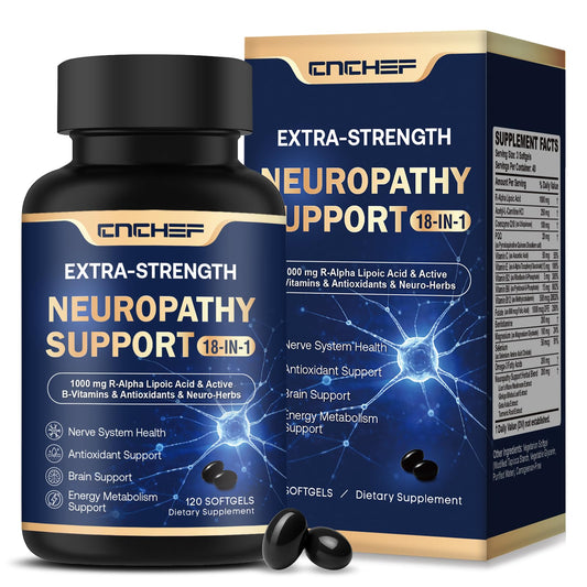 CNCHEF Neuropathy Support Nerve Supplement Softgels 120