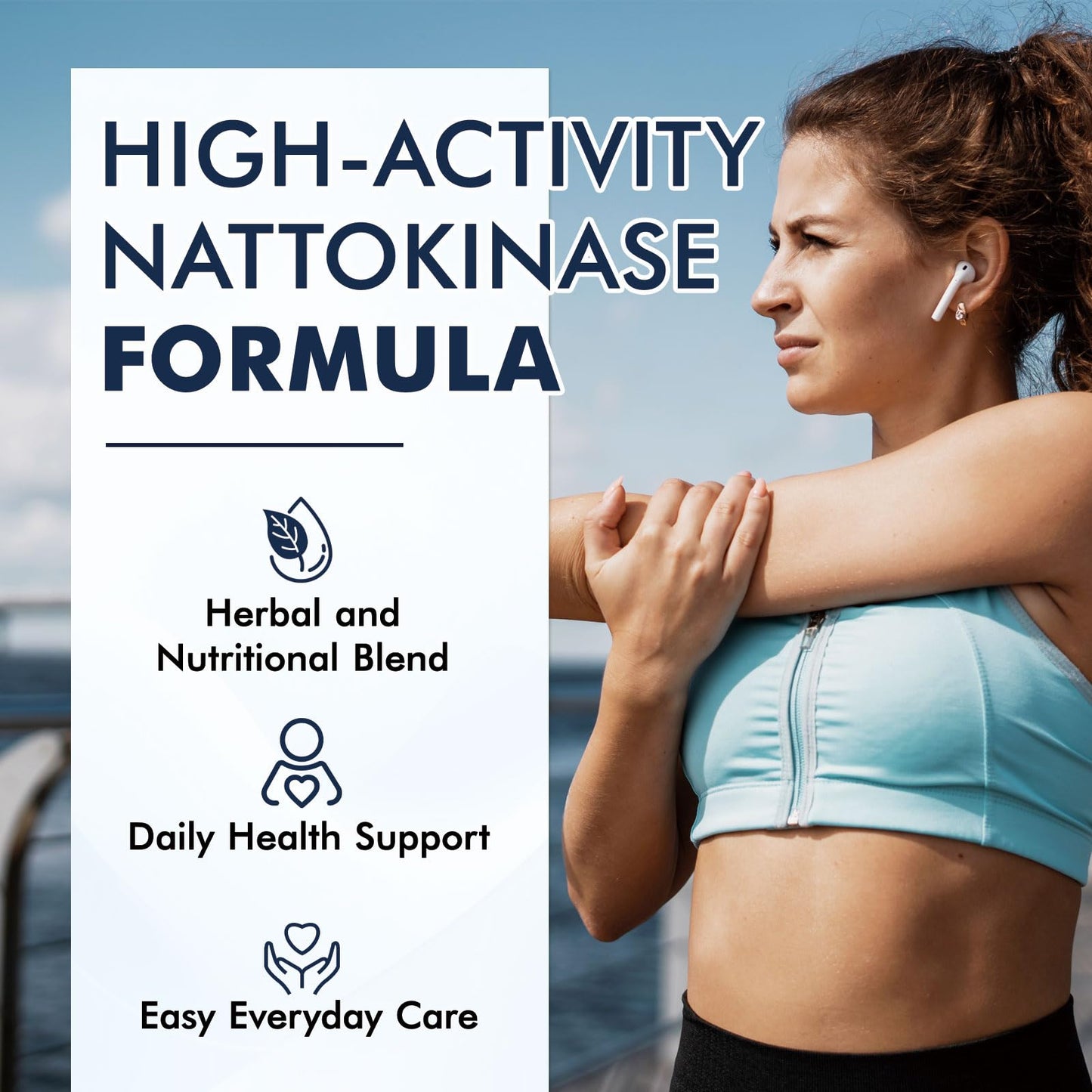 BORNIU Corvael Nattokinase 20000 fu, Nattokinase Fibrinolytic Complex, 90 Capsules