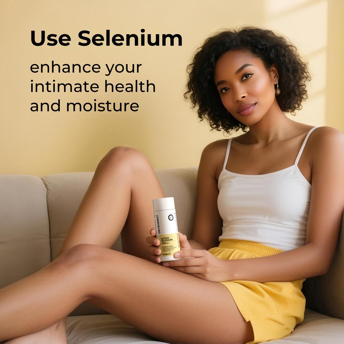 OxyEnergy Selenium L-Selenomethionine 200 mcg Tablets, 90 Count
