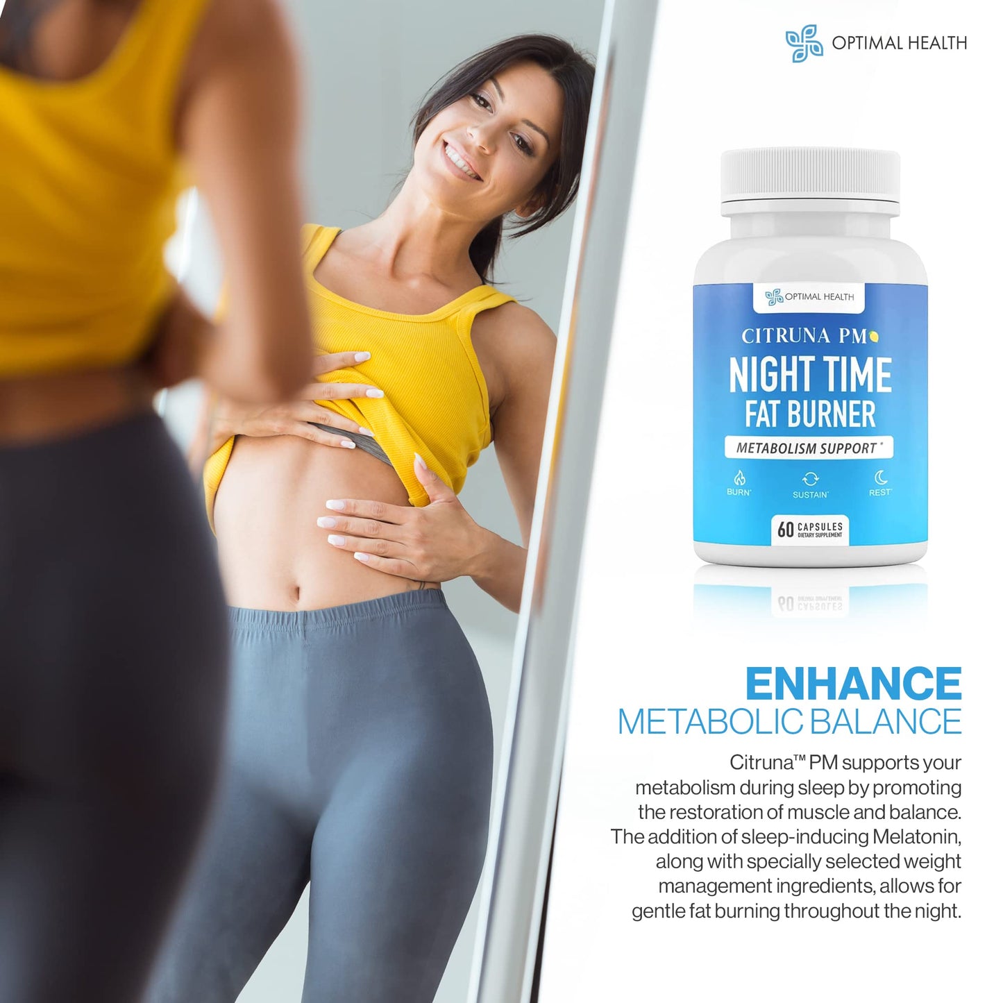 Citruna PM Night Time Weight Loss Capsules, 60 Count