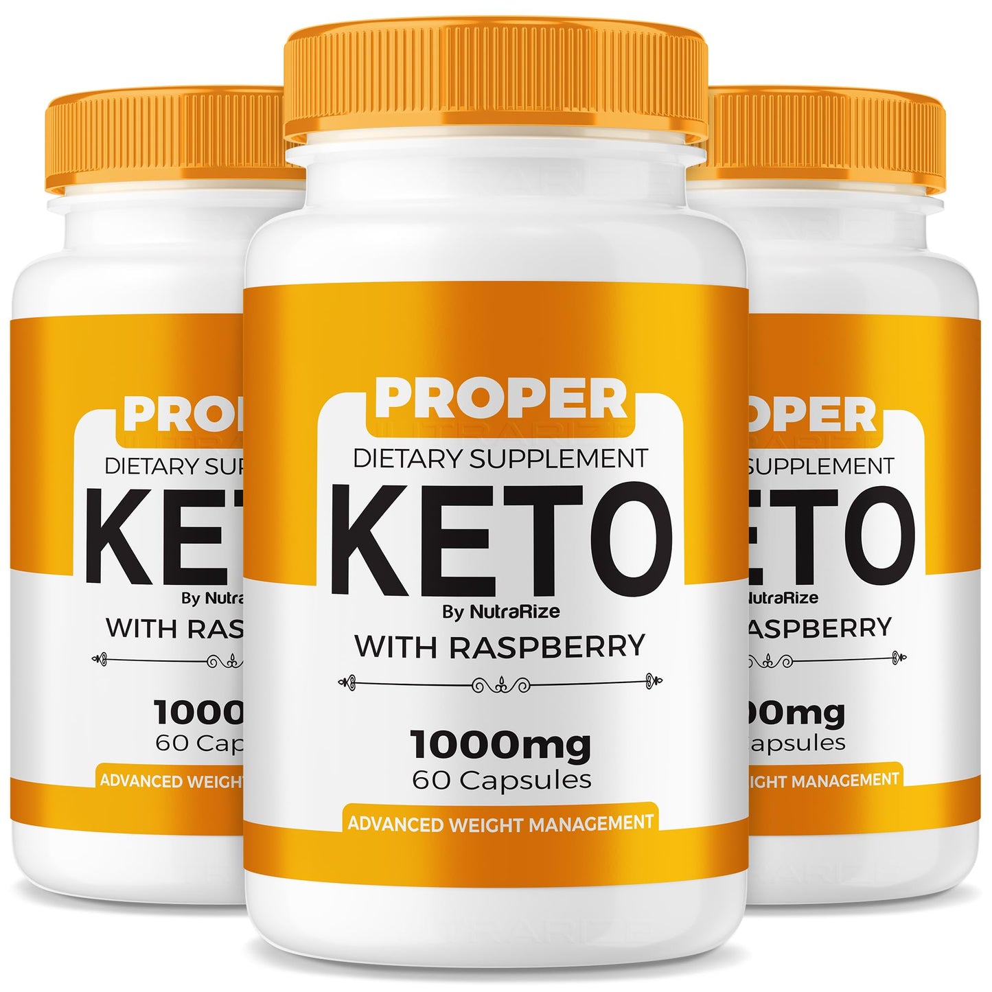 NutraRize Proper Keto ACV Capsules, 180 Capsules