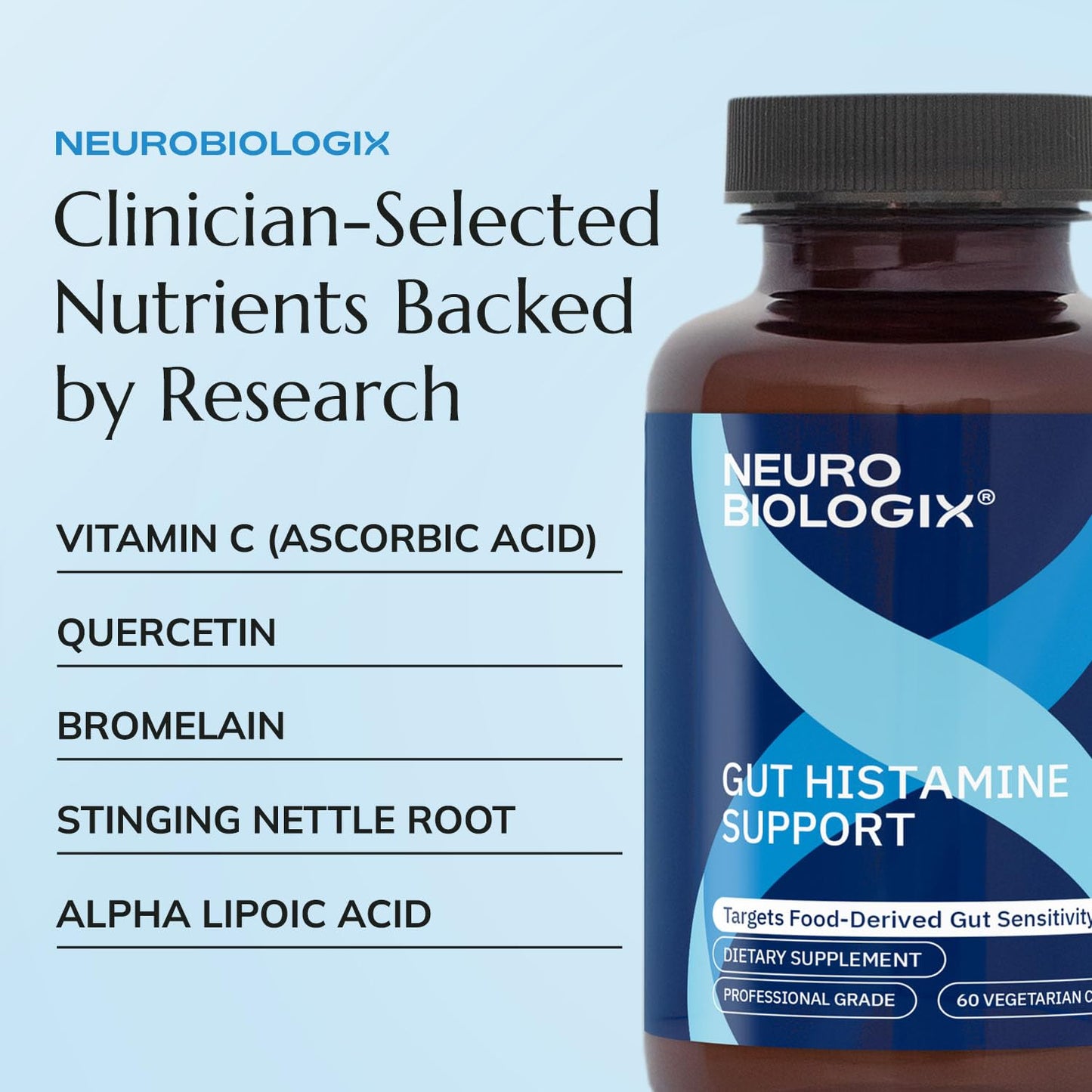 Neurobiologix Gut Histamine Support Supplement 60 Capsules