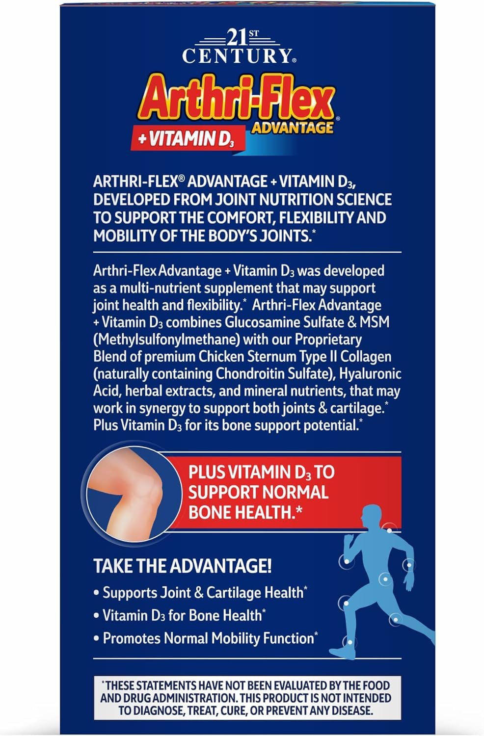 WASOTO Glucosamine & Chondroitin MSM Advantage Tablets, 120 Count
