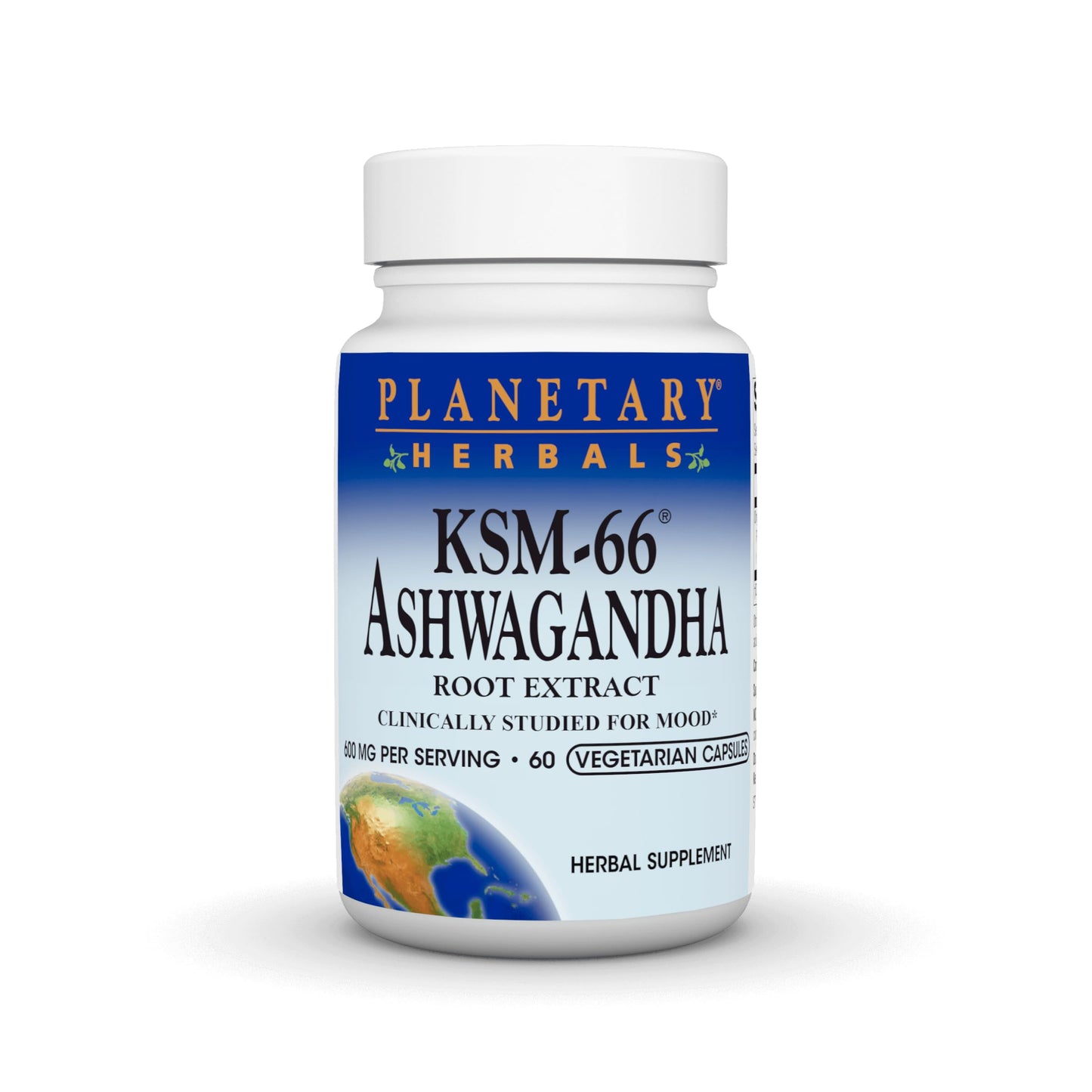 Planetary Herbals KSM-66 Ashwagandha Capsules 60