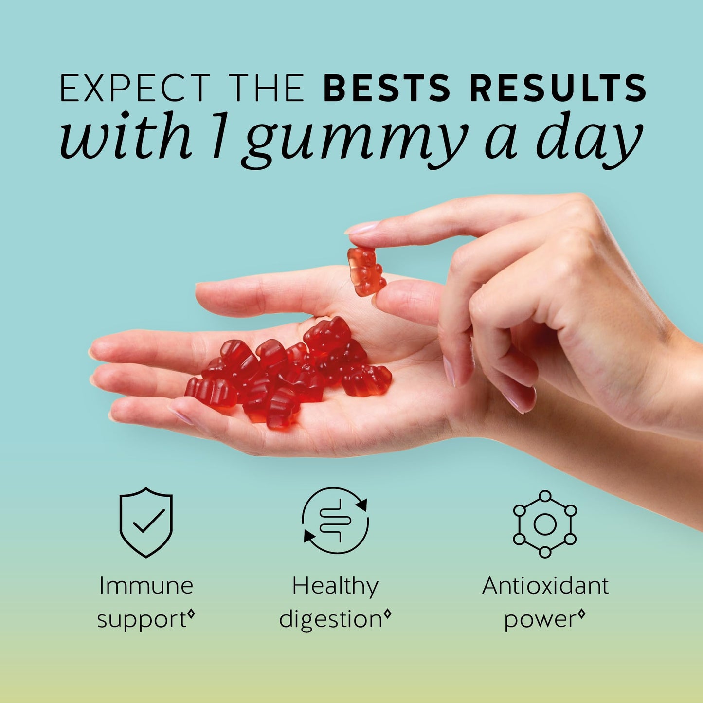 Bears with Benefits Apple Cider Vinegar Gummy Bears 30 Gummies