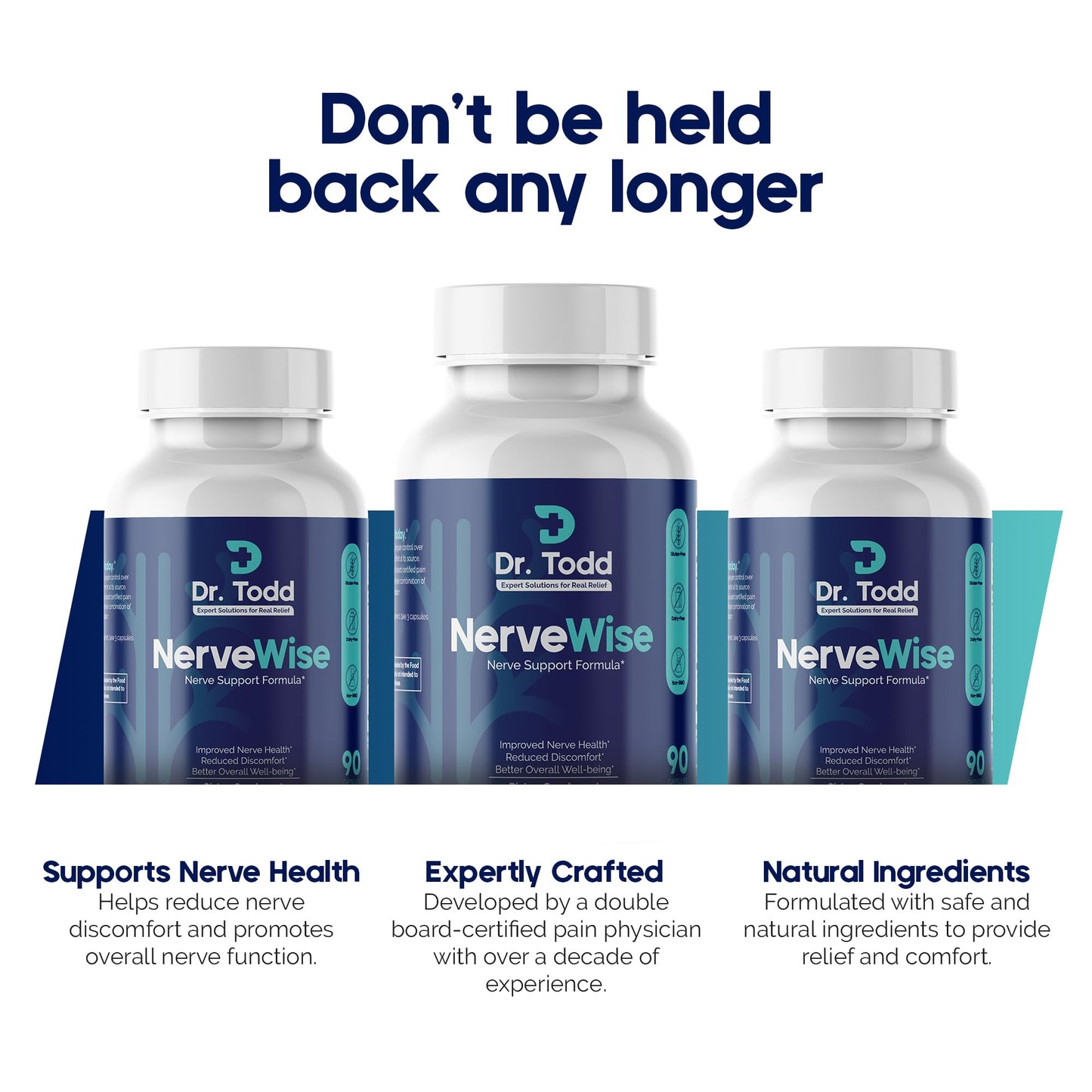Dr. Todd NerveWise Nerve Support Supplement Capsule 90 Count