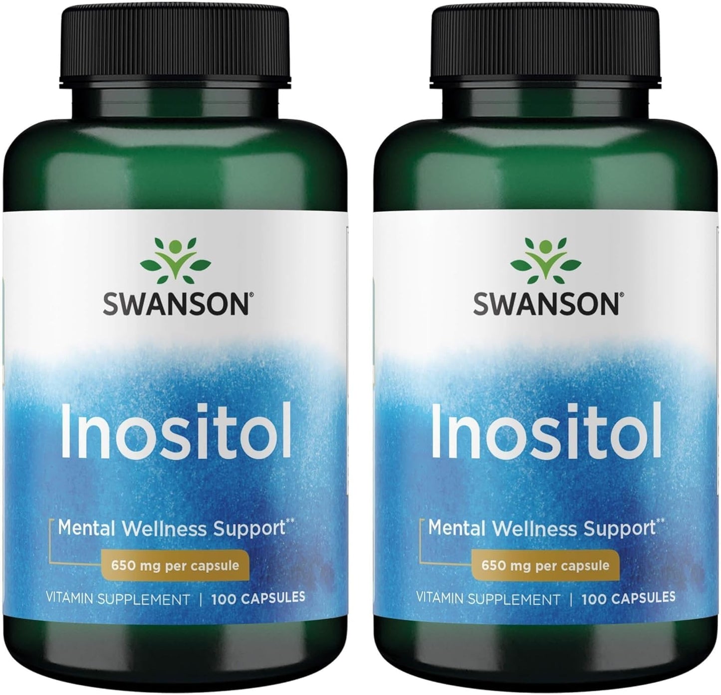 Swanson Premium Brand Inositol 650 Milligrams Capsule 100 Capsules