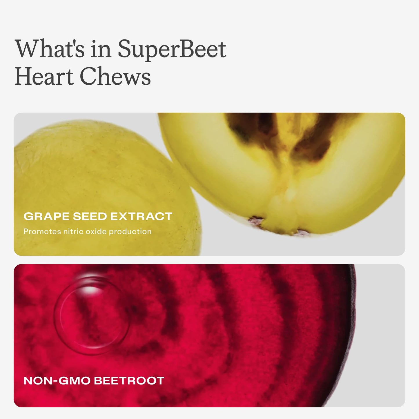 Humann SuperBeets Heart Chews & Metabolic Health Daily Bundle Tablets, 120 Count