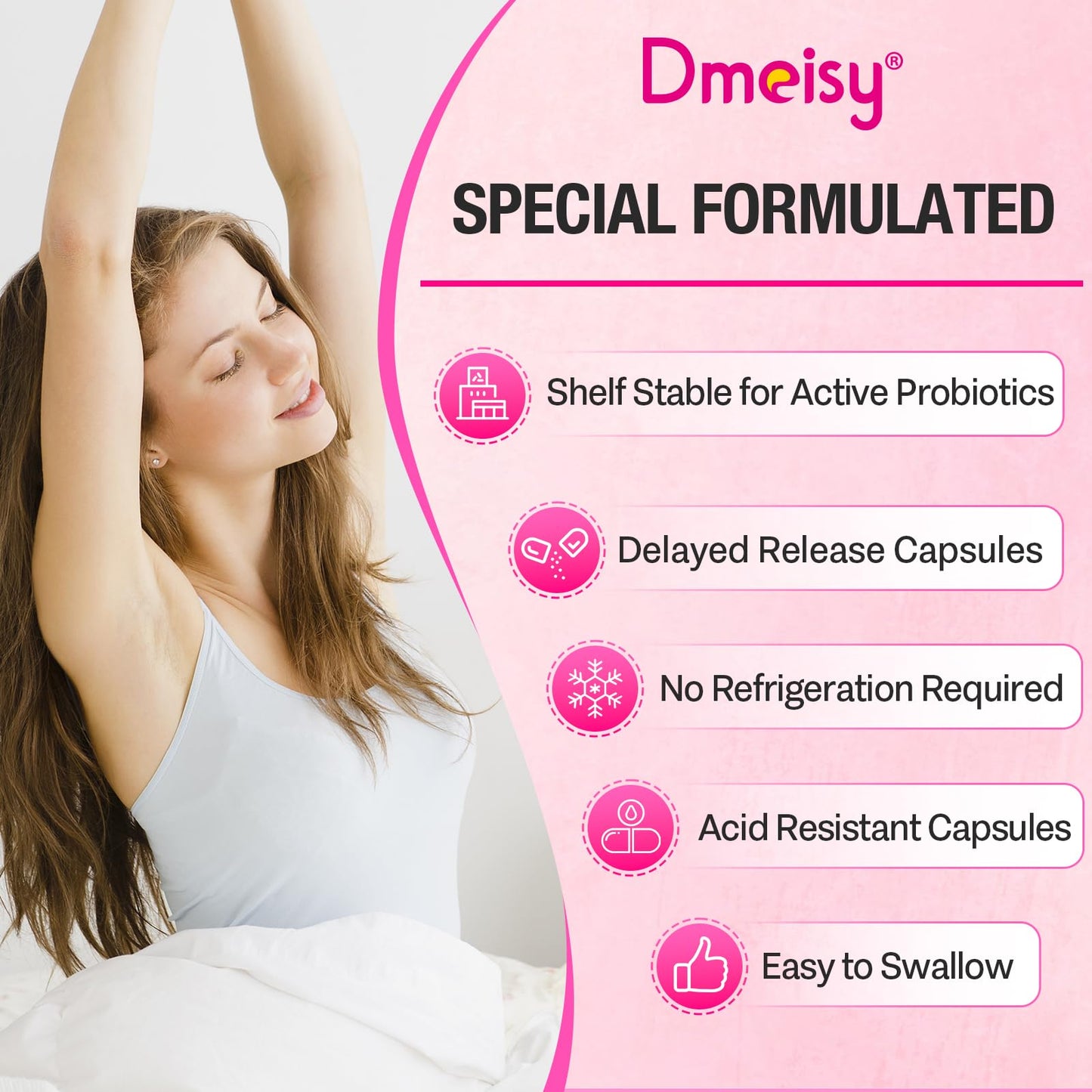 Dmeisy Vaginal Probiotics Capsule 60 Count
