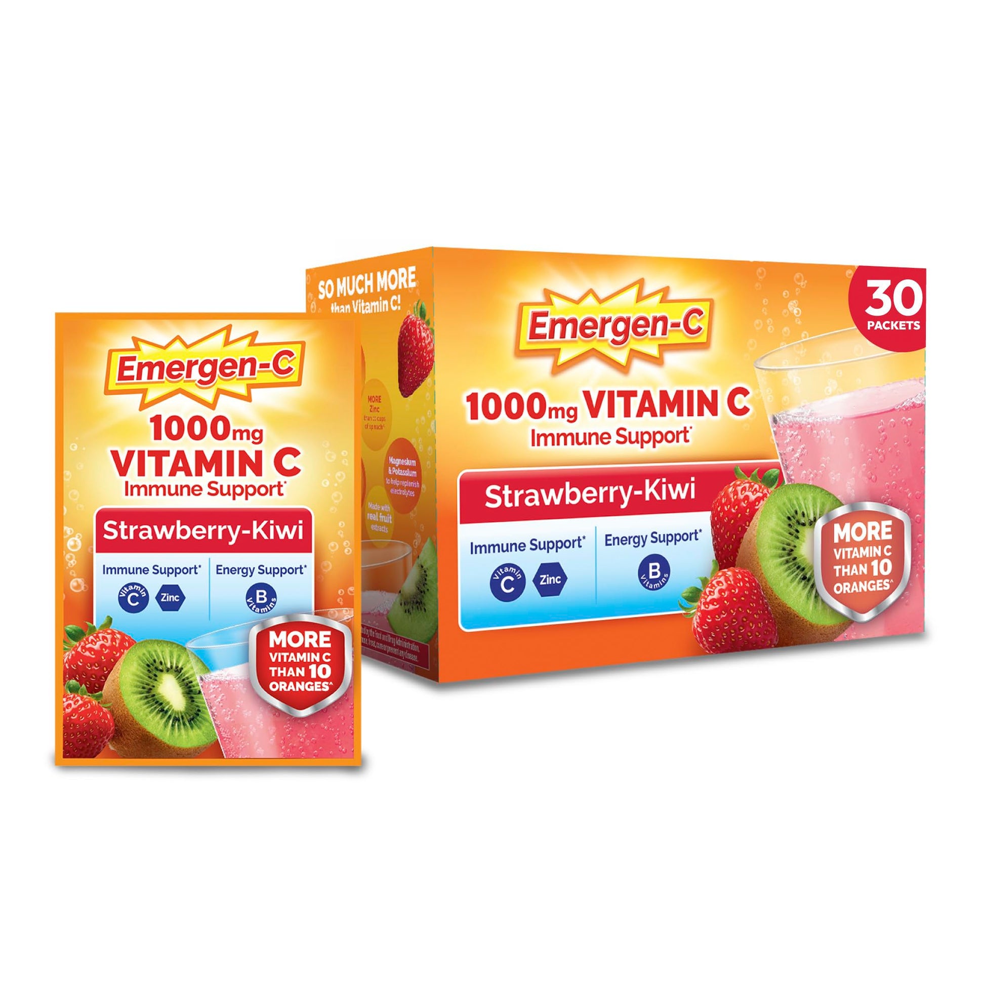 Emergen-C 1000mg Vitamin C Immune Support Powder, 9.3 Ounce