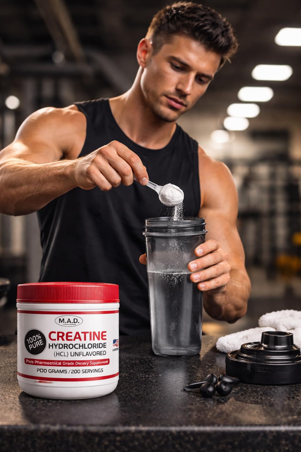 Generic MAD-Creatine HCL (Hydrochloride) Powder 8 Ounce