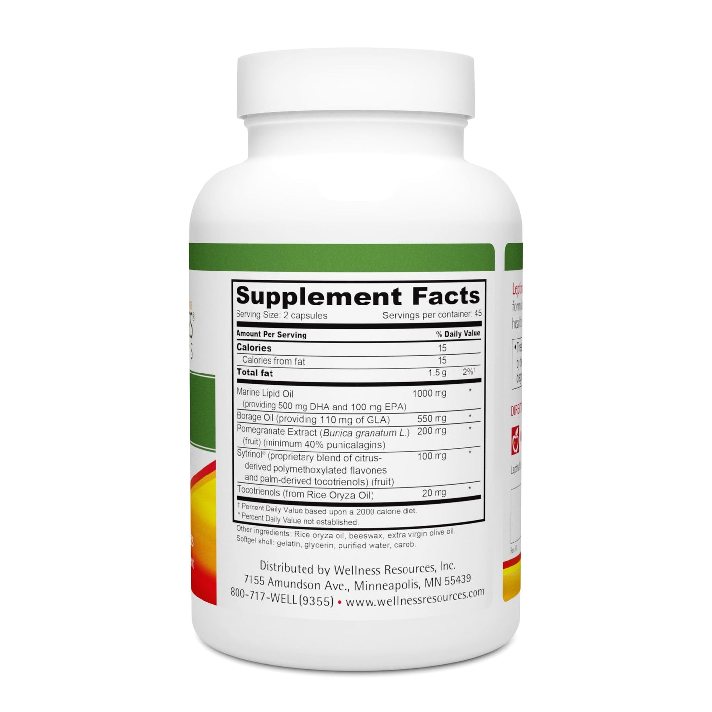 Wellness Resources Leptinal - The Leptin Helper Softgels 90 Count