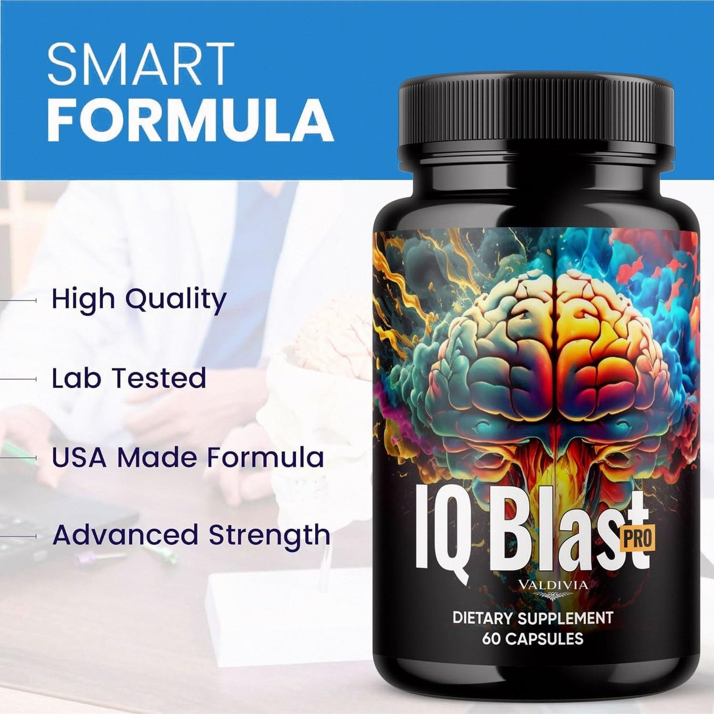 KYFLAG IQblast Pro Supplement Capsules, Memory and Focus, 24 Capsules