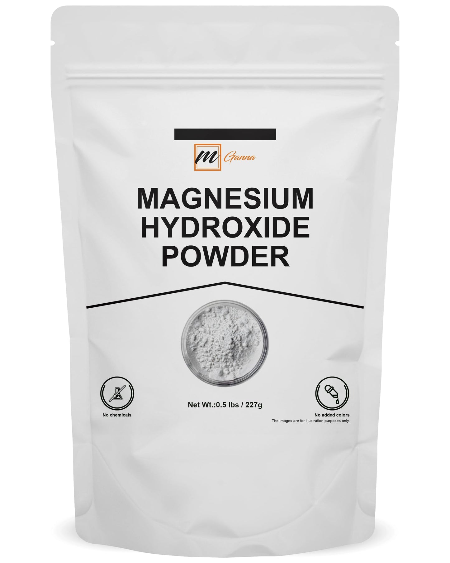 mGanna Magnesium Hydroxide Powder 8 Ounce