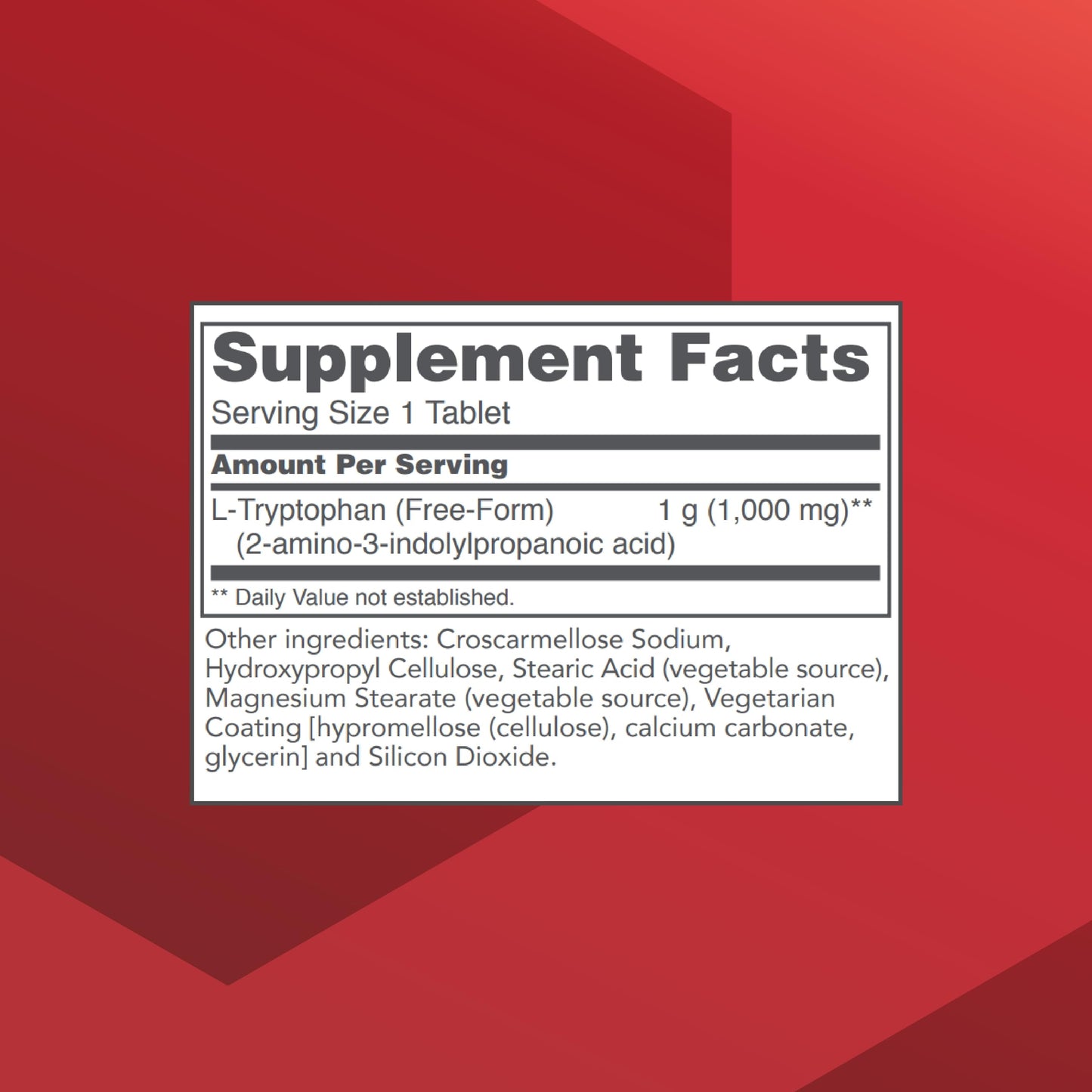 PROTOCOL FOR LIFE BALANCE L-Tryptophan 1000 mg Sleep Support, 60 Tablets