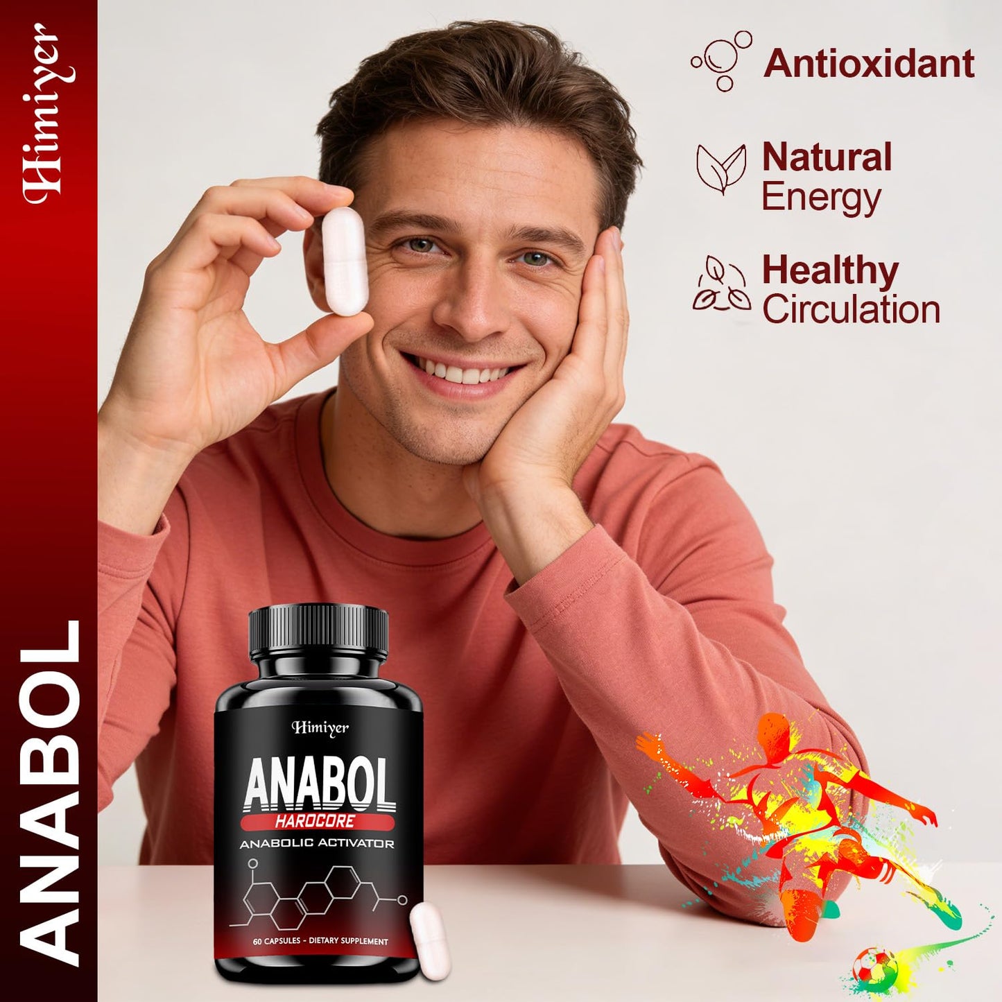 Himiyer Anabol Hardcore Anabolic Activator Capsules 60 Count