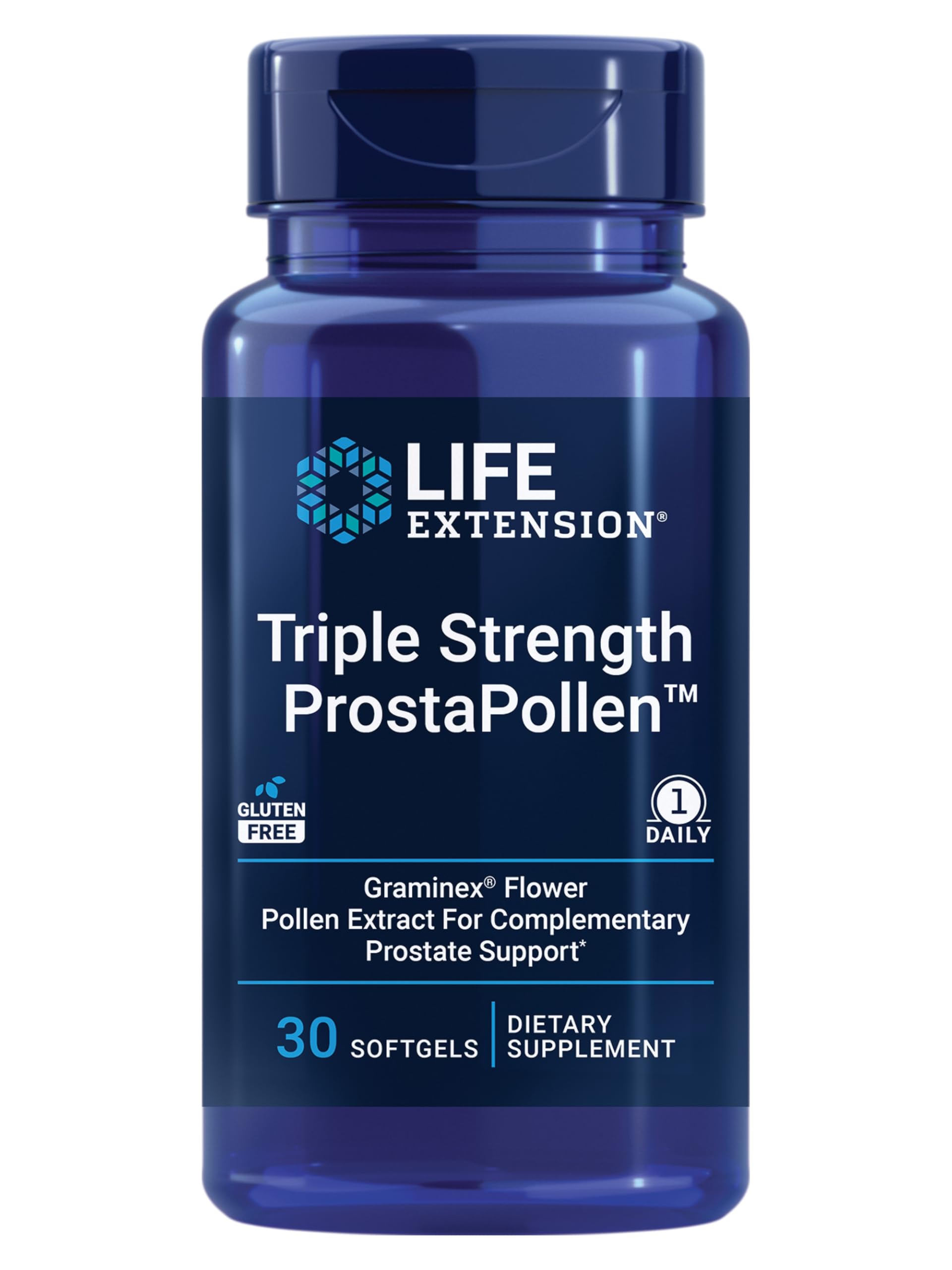 Life Extension Triple Strength ProstaPollen 30 Softgels