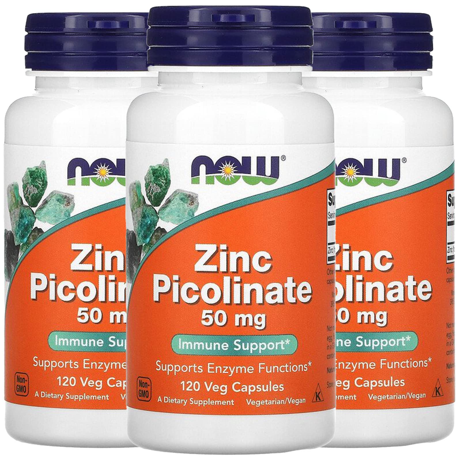 NOW Foods Zinc Picolinate 50 mg, 360 Capsules