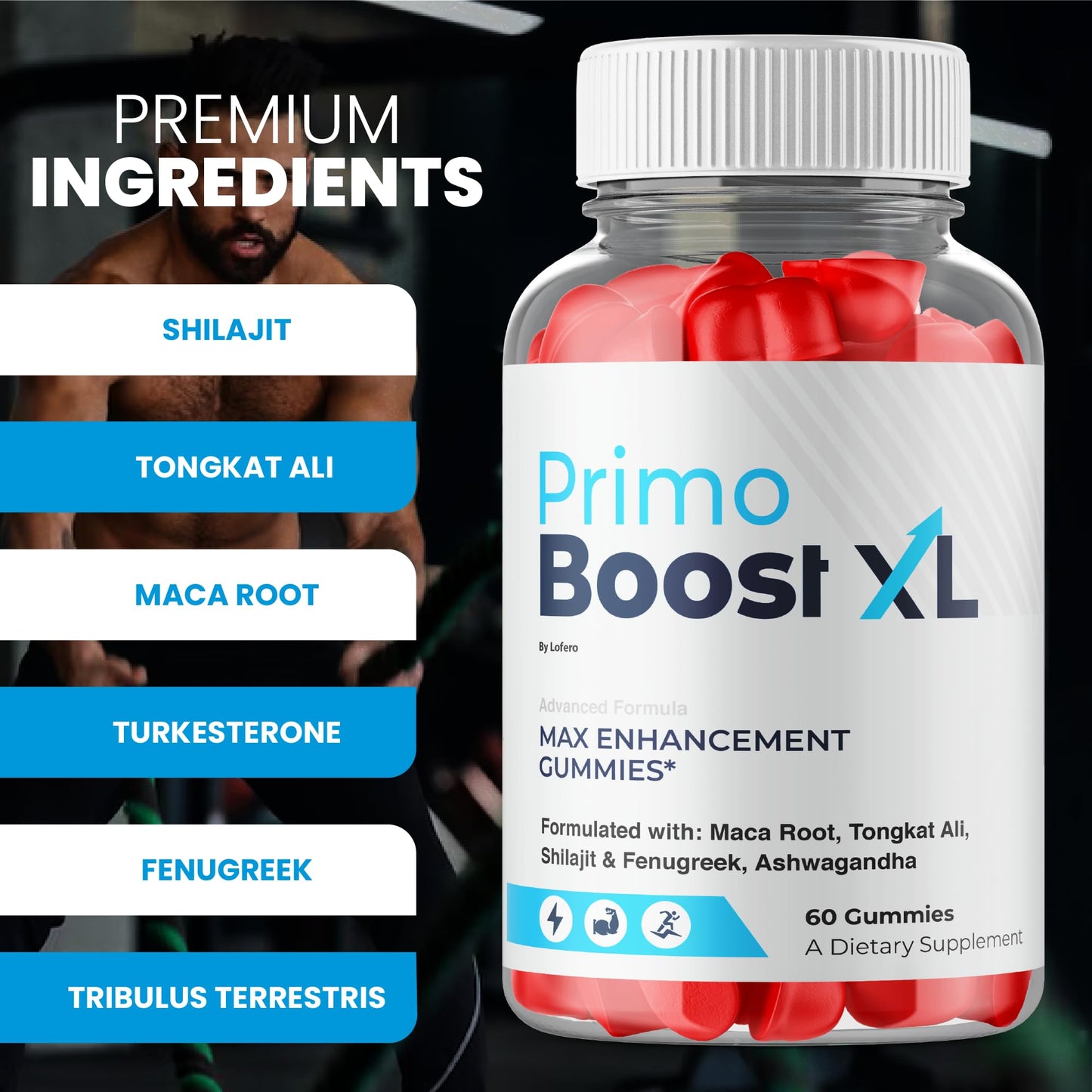 Lofero Primo Boost XL Gummies Capsule 180 Capsules